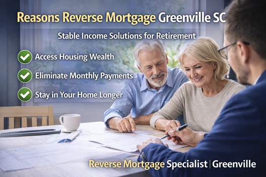 Reasons reverse mortgage Greenville SC